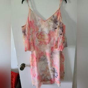 White House Black Market cold shoulder dress